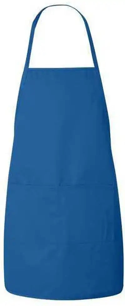 Liberty Bags 5505 Long Butcher Block Apron - Royal - one Size Fits Most