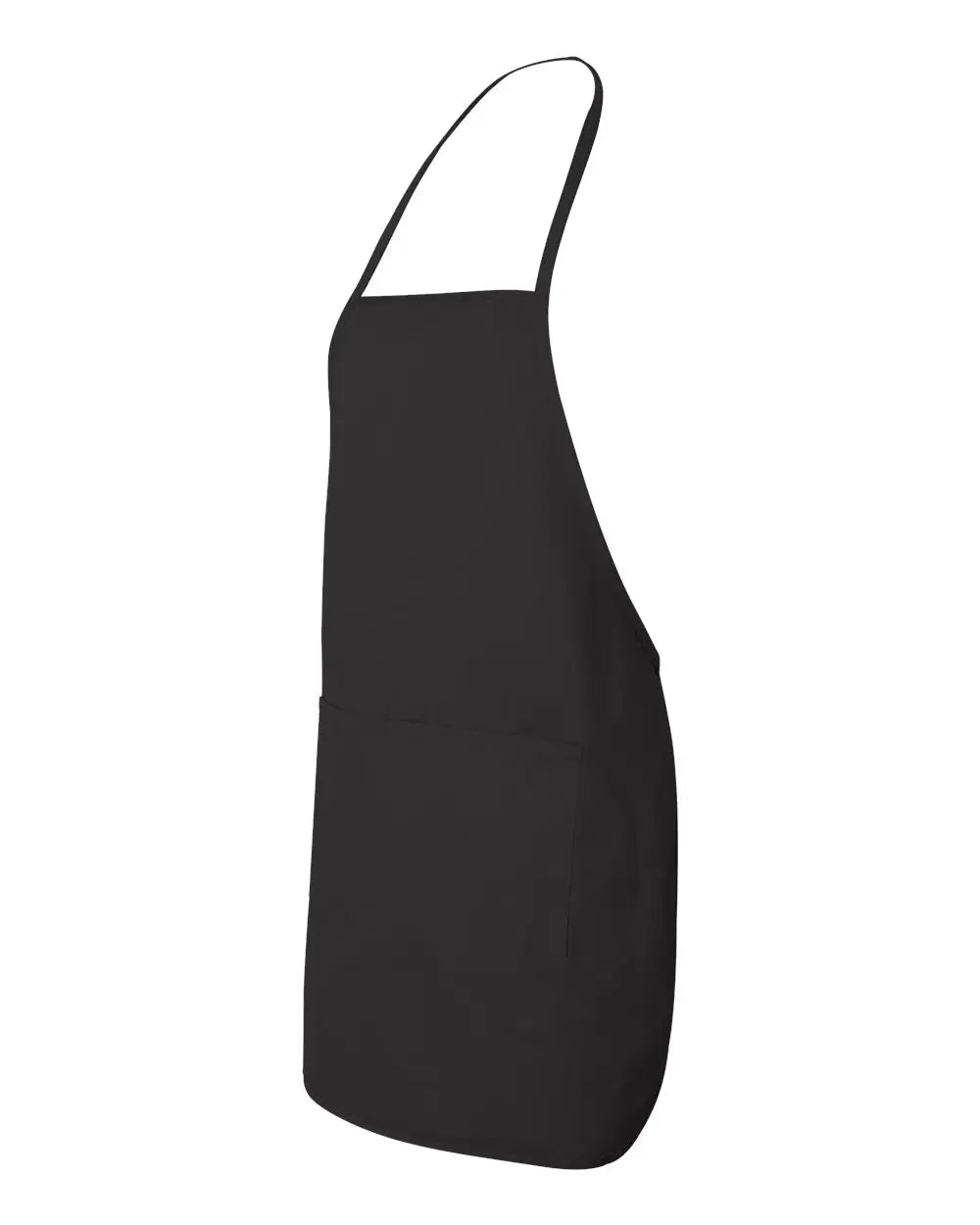 Liberty Bags 5505l Long Butcher Block Apron - 5505 - Black - one Size Fits Most