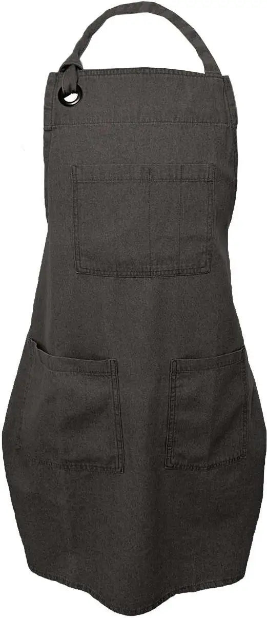 Liberty Bags 5511l 5-pocket Recycled Cotton Denim Apron - 5511 - Black - one Size Fits Most