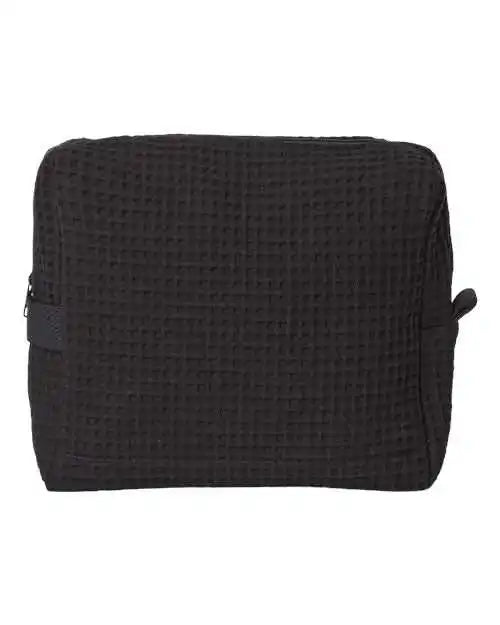 Liberty Bags 5770 Tammy Waffle Weave Spa Bag - Black - one Size Fits Most