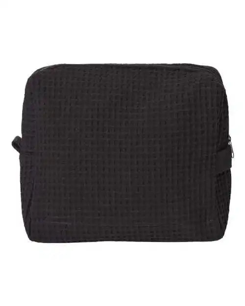 Liberty Bags 5770 Tammy Waffle Weave Spa Bag - Black - one Size Fits Most