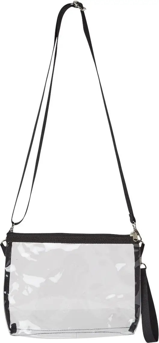 Liberty Bags 5785 Classic Clear Stadium Purse/handbag - Black / one Size Fits Most