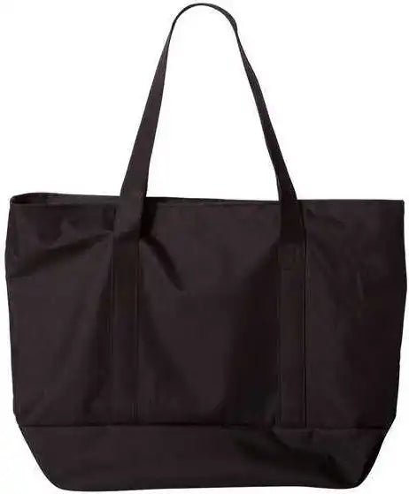 Liberty Bags 7006 Bay View Zippered Tote - Black - one Size Fits Most