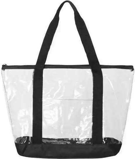 Liberty Bags 7009 Clear Boat Tote - Black - one Size Fits Most