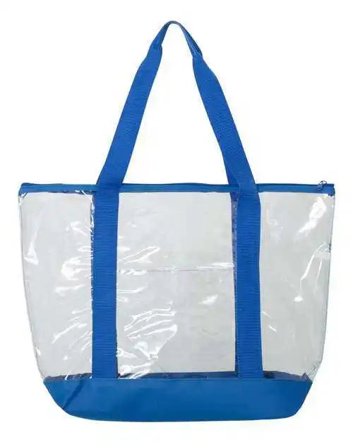 Liberty Bags 7009 Clear Boat Tote Royal / one Size Fits Most