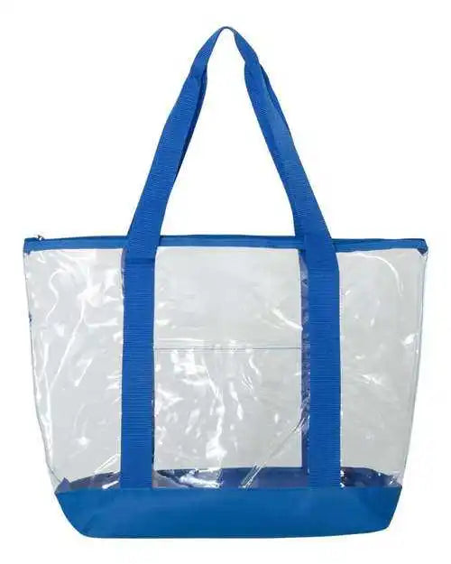 Liberty Bags 7009 Clear Boat Tote - Royal - one Size Fits Most