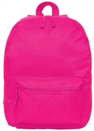 Liberty Bags 7709 16’’ Basic Backpack - Hot Pink - one Size Fits Most