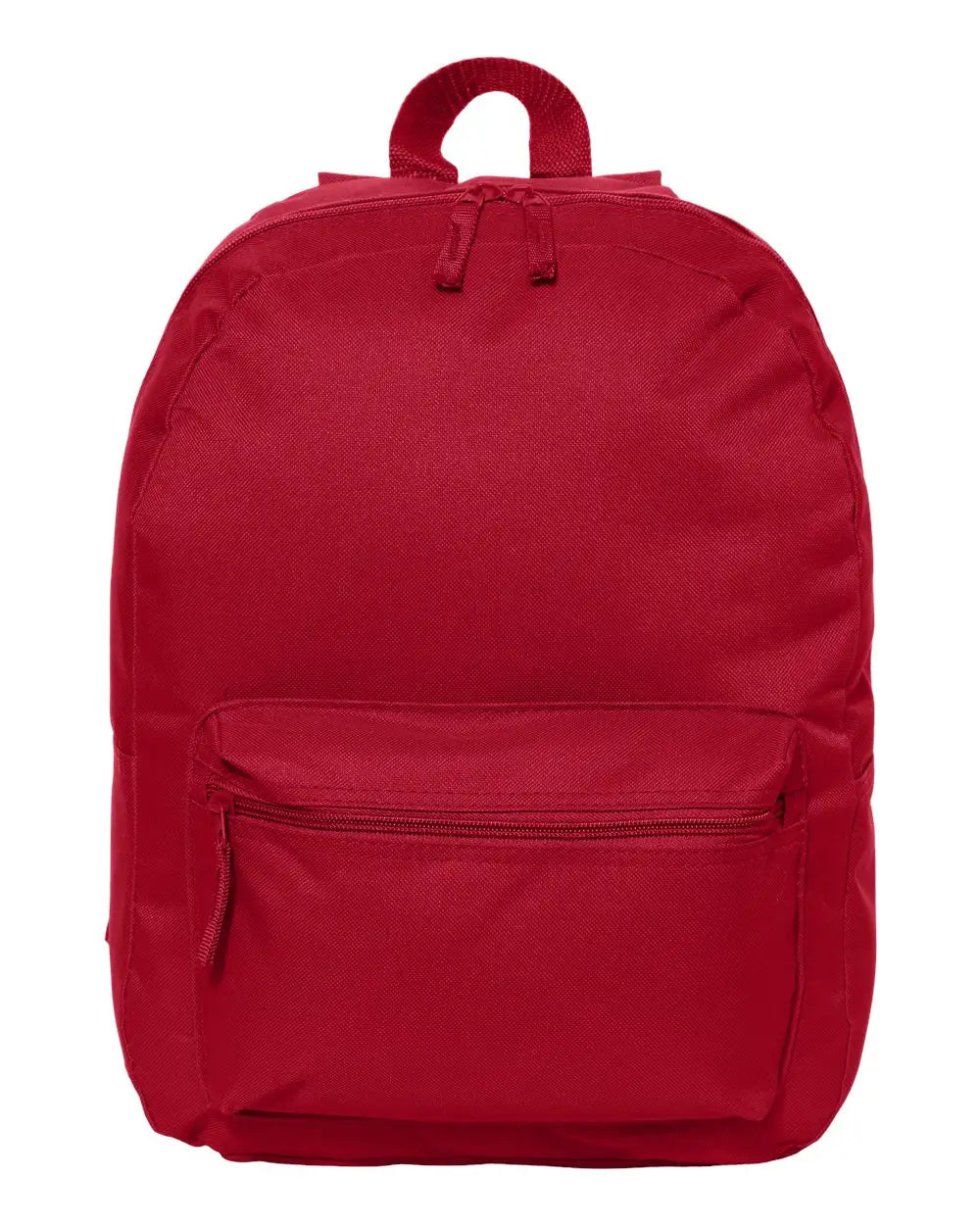 Liberty Bags 7709 16’’ Basic Backpack - Red - one Size Fits Most