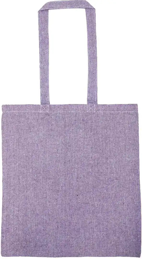Liberty Bags 8505r Lightweight Recycled Canvas Tote Bag with Extended Handle - Heather Purple - Osfa