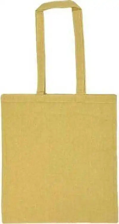 Liberty Bags 8505r Lightweight Recycled Canvas Tote Bag with Extended Handle - Heather Yellow - one Size Fits Most