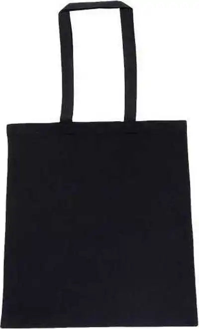Liberty Bags 8505r Lightweight Recycled Canvas Tote Bag with Extended Handle - Black - Black’ / one Size Fits Most