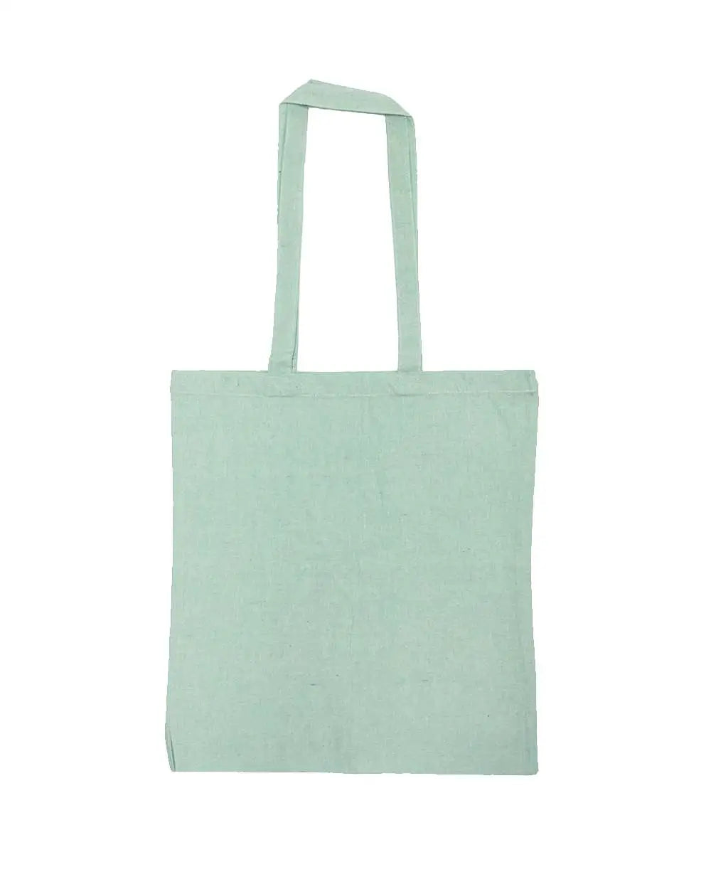 Liberty Bags 8505r Lightweight Recycled Canvas Tote Bag with Extended Handle - Heather Mint - one Size Fits Most