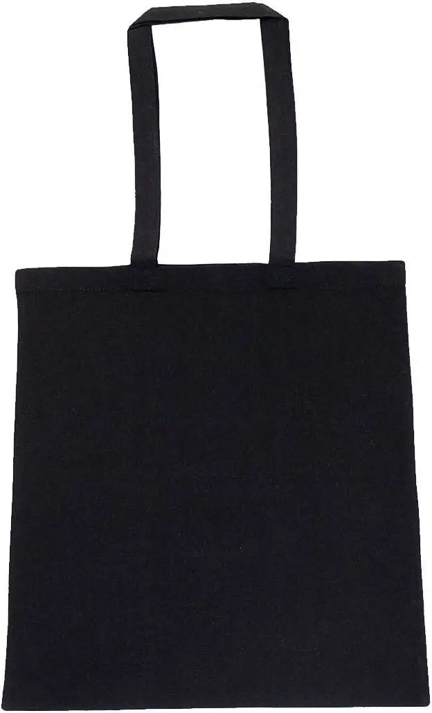 Liberty Bags 8505r Lightweight Recycled Canvas Tote Bag with Extended Handle - Black - Black’ / one Size Fits Most
