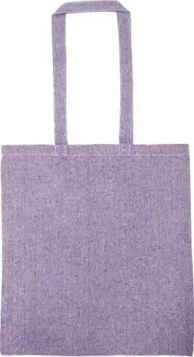 Liberty Bags 8505r Lightweight Recycled Canvas Tote Bag with Extended Handle - Heather Purple - one Size Fits Most