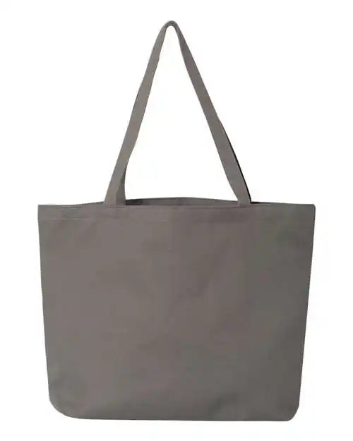 Liberty Bags 8507 Pigment-dyed Premium Canvas Tote - Grey - Gray / one Size Fits Most