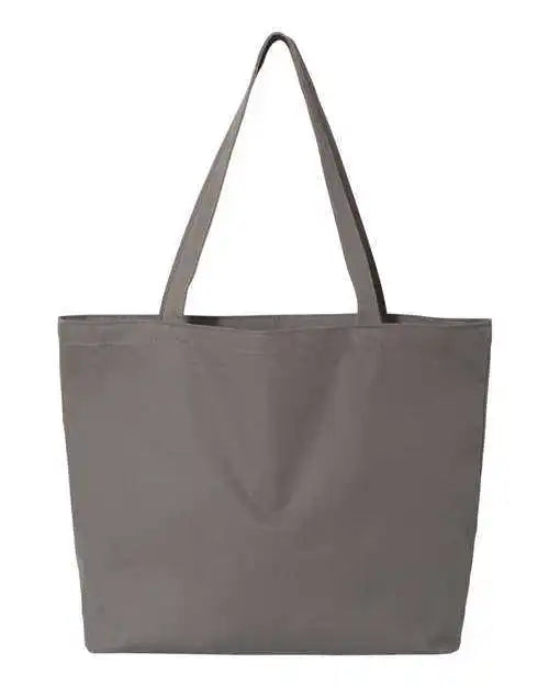Liberty Bags 8507 Pigment-dyed Premium Canvas Tote - Grey - Gray / one Size Fits Most