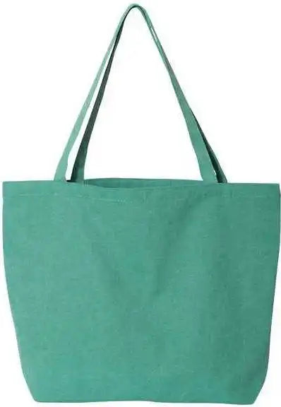 Liberty Bags 8507 Pigment-dyed Premium Canvas Tote - Seafoam Green - one Size Fits Most