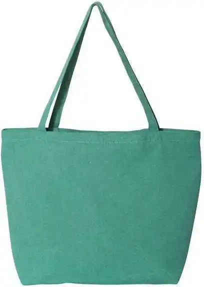 Liberty Bags 8507 Pigment-dyed Premium Canvas Tote - Seafoam Green - one Size Fits Most