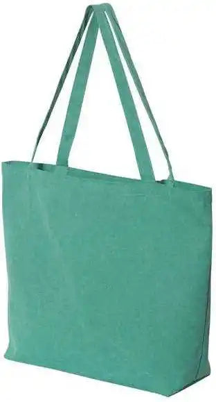 Liberty Bags 8507 Pigment-dyed Premium Canvas Tote - Seafoam Green - one Size Fits Most