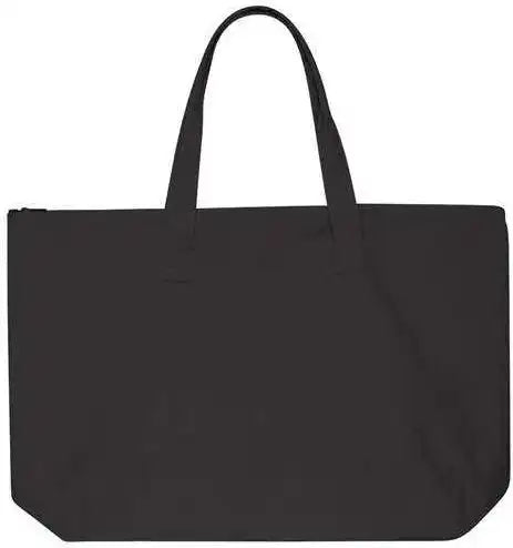 Liberty Bags 8863 Tote with Top Zippered Closure Black / one Size Fits Most