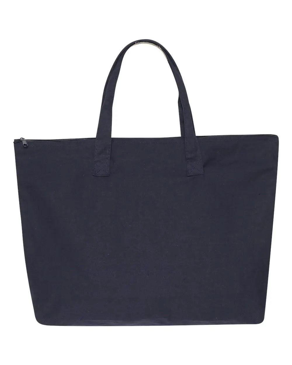 Liberty Bags 8863l Tote with Top Zippered Closure - 8863 - Navy - one Size Fits Most