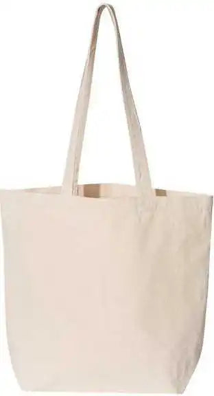 Liberty Bags 8866 Large Canvas Tote - Natural - one Size Fits Most