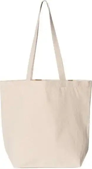 Liberty Bags 8866 Large Canvas Tote - Natural - one Size Fits Most