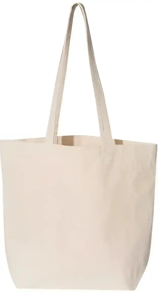 Liberty Bags 8866 Large Canvas Tote - Natural - one Size Fits Most