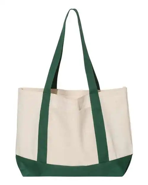 Liberty Bags 8869 Leeward Boater Tote - Natural Forest - one Size Fits Most