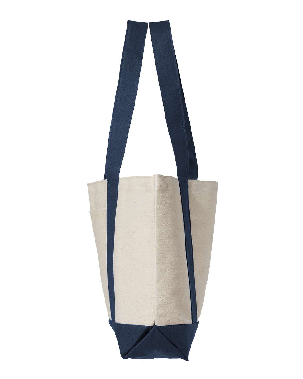 Liberty Bags 8869l Leeward Boater Tote - Natural Navy