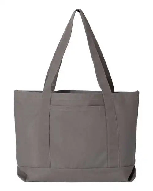 Liberty Bags 8870 Pigment-dyed Premium Canvas Tote - Grey - Gray / one Size Fits Most