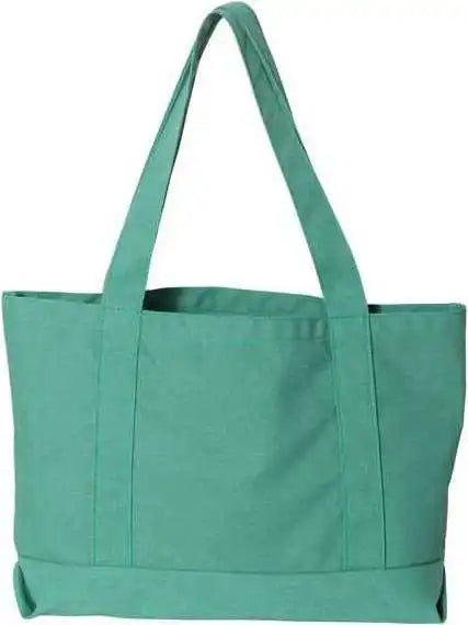 Liberty Bags 8870 Pigment Dyed Premium Canvas Tote Seafoam Green