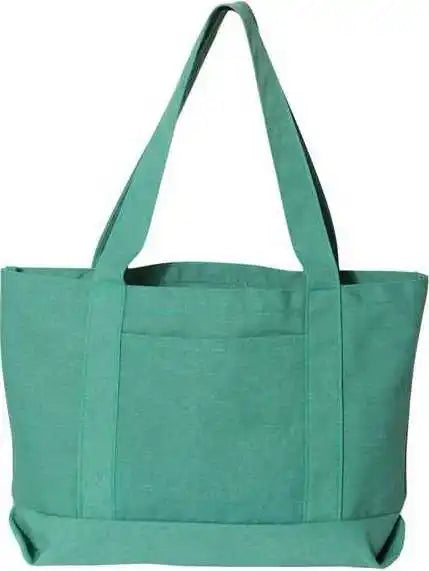 Liberty Bags 8870 Pigment Dyed Premium Canvas Tote Seafoam Green