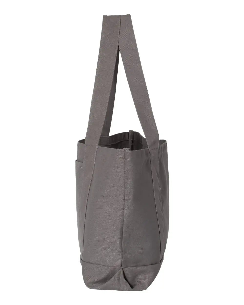 Liberty Bags 8870 Seaside Cotton Pigment Dyed Resort Tote - Grey - Gray / one Size Fits Most