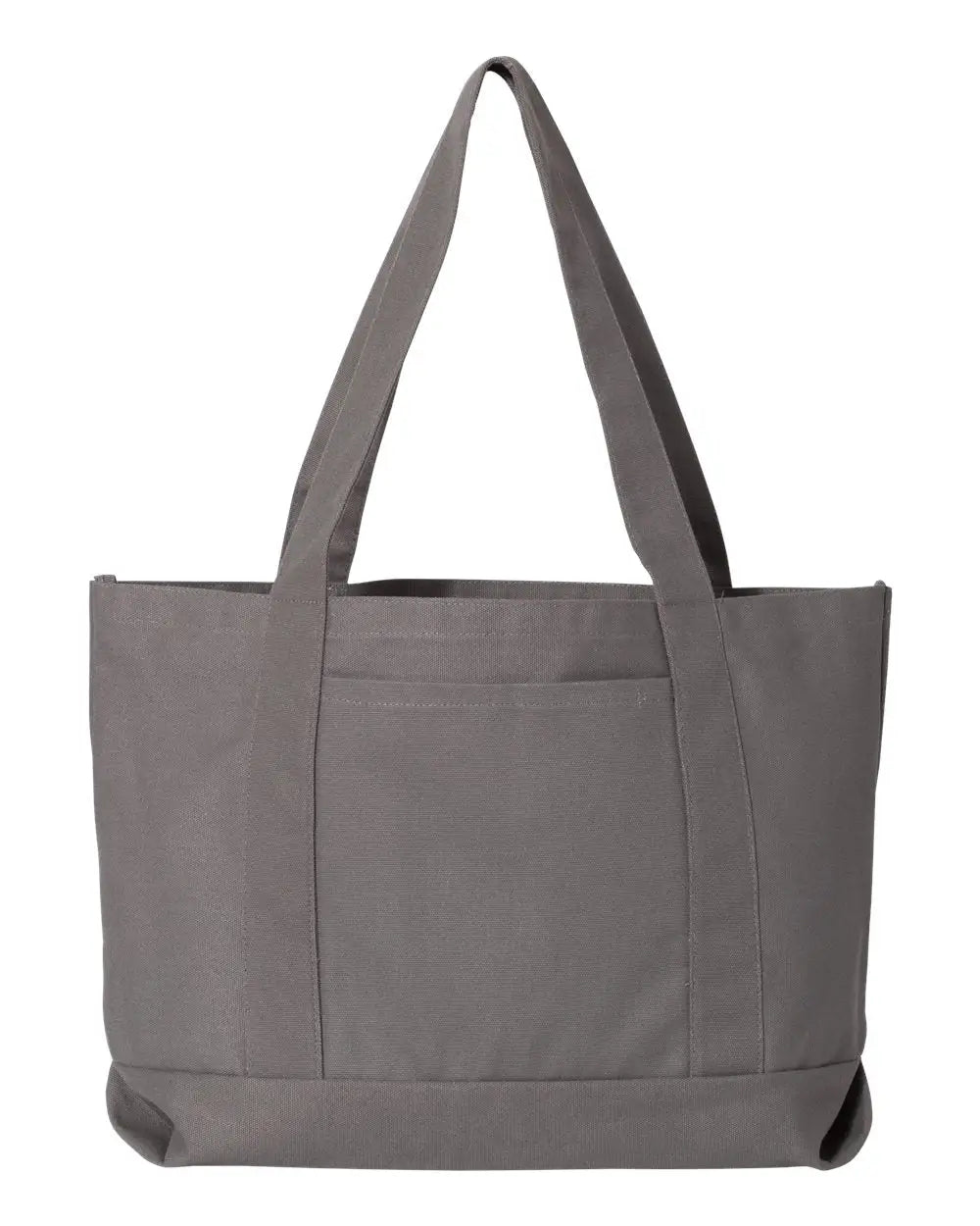 Liberty Bags 8870 Seaside Cotton Pigment Dyed Resort Tote - Grey - Gray / one Size Fits Most