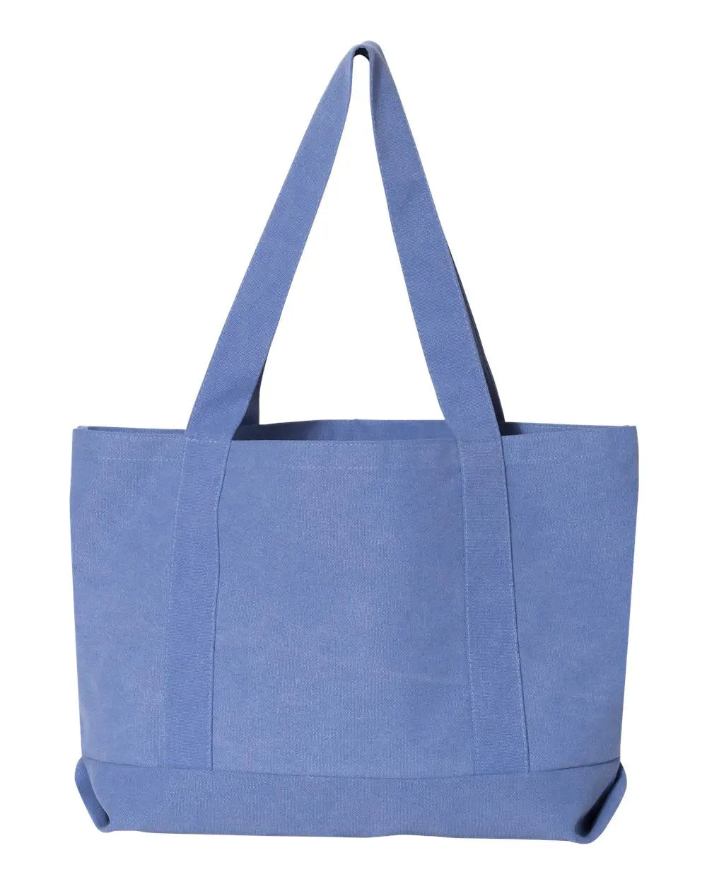 Liberty Bags 8870 Seaside Cotton Pigment Dyed Resort Tote - Periwinkle Blue - one Size Fits Most