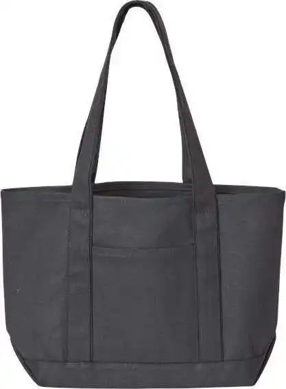 Liberty Bags 8871 Large Boater Tote - Black - one Size Fits Most