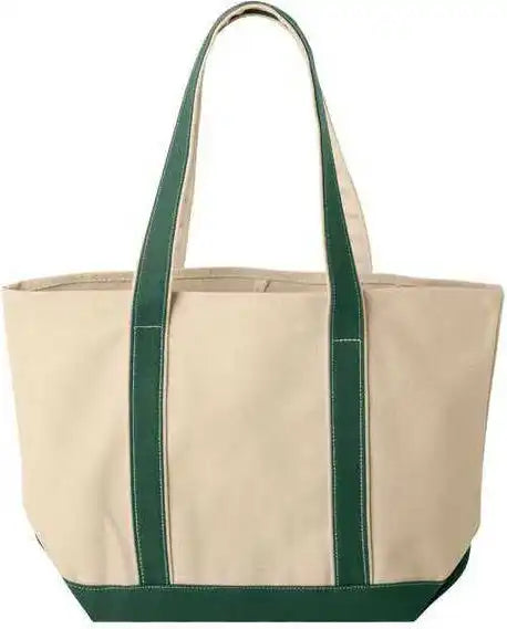 Liberty Bags 8871 Large Boater Tote - Natural Forest - one Size Fits Most