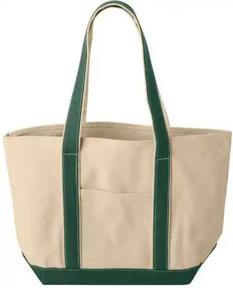 Liberty Bags 8871 Large Boater Tote - Natural Forest - one Size Fits Most