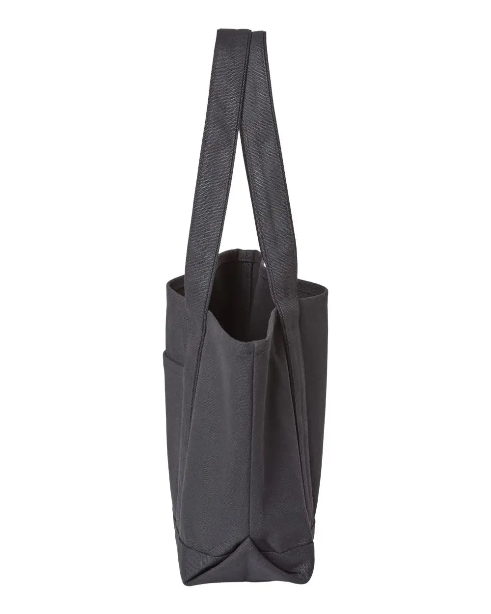 Liberty Bags 8872 Carmel Classic Xl Cotton Canvas Resort Tote - Black - one Size Fits Most