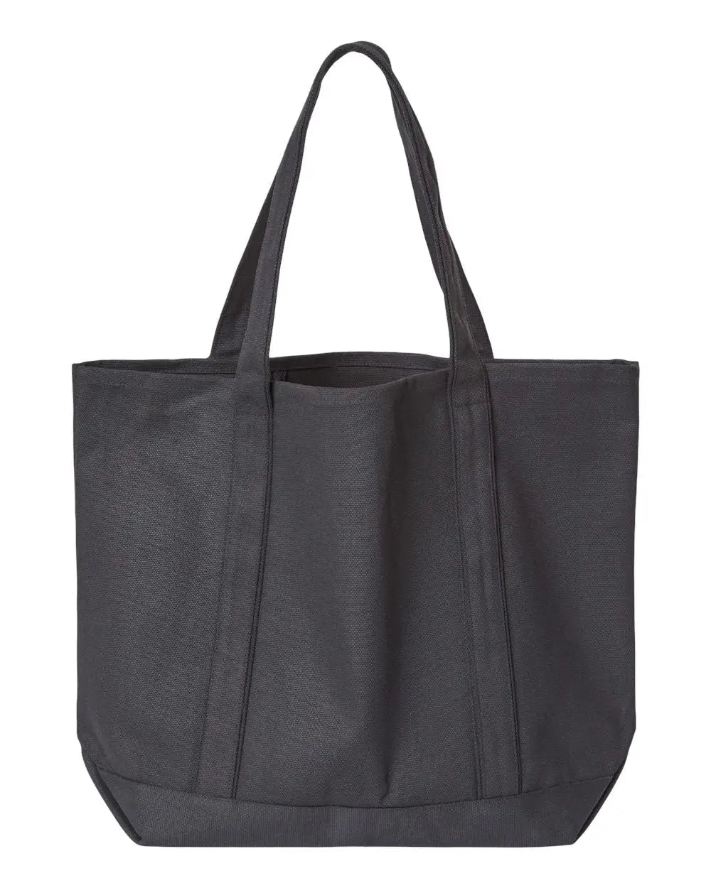 Liberty Bags 8872 Carmel Classic Xl Cotton Canvas Resort Tote - Black - one Size Fits Most