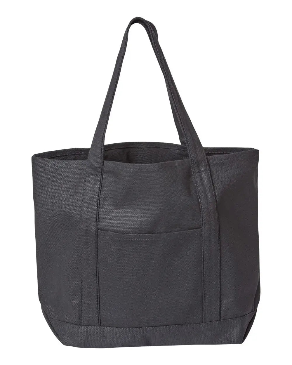 Liberty Bags 8872 Carmel Classic Xl Cotton Canvas Resort Tote - Black - one Size Fits Most