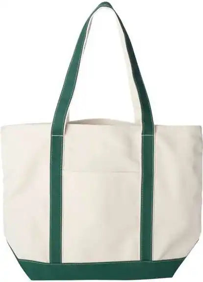 Liberty Bags 8872 x Large Boater Tote Natural Forest / one Size Fits Most