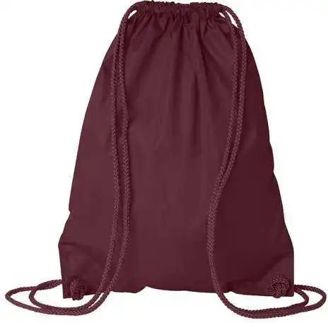 Liberty Bags 8881 Drawstring Pack with Durocord - Maroon - one Size Fits Most