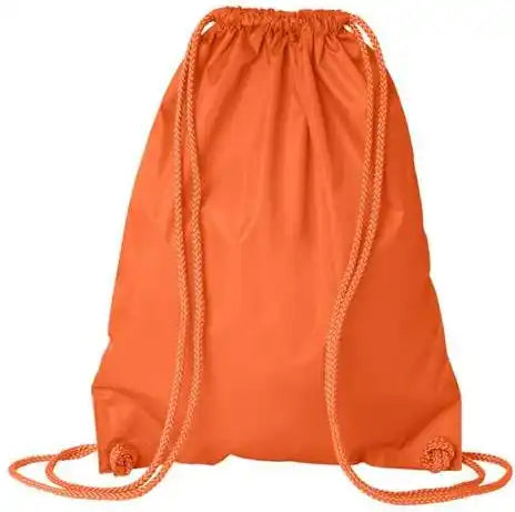 Liberty Bags 8881 Drawstring Pack with Durocord - Orange - Forest / one Size Fits Most