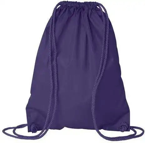 Liberty Bags 8881 Drawstring Pack with Durocord - Purple - one Size Fits Most