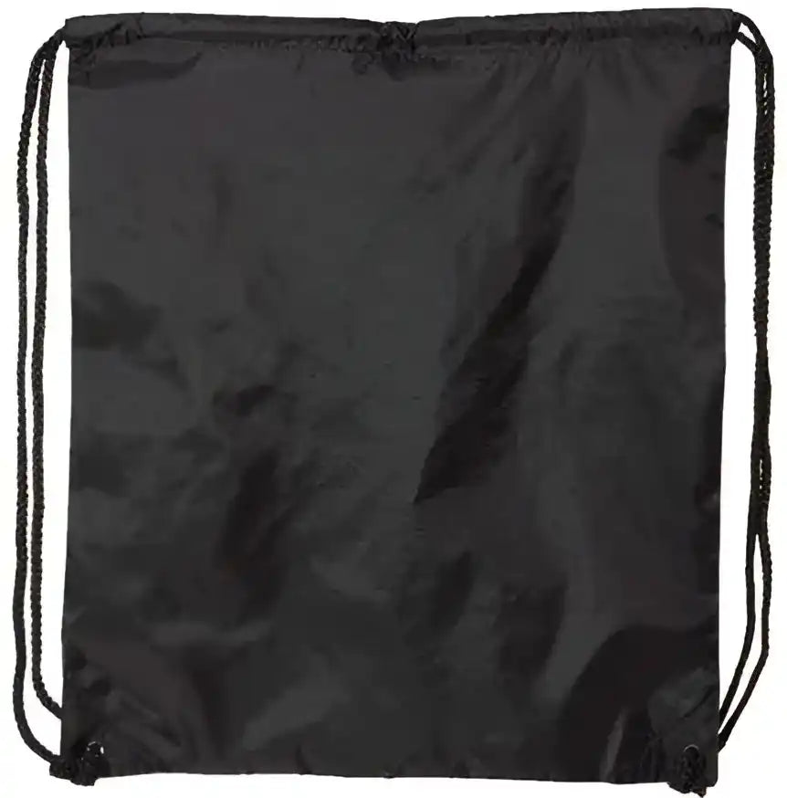 Liberty Bags 8882 Large Drawstring Pack with Durocord - Black - one Size Fits Most