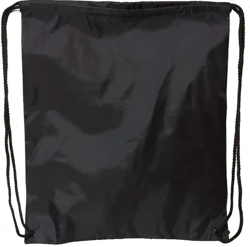 Liberty Bags 8882 Large Drawstring Pack with Durocord - Black - one Size Fits Most