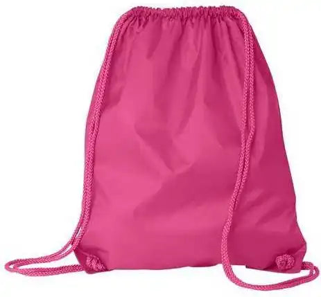 Liberty Bags 8882 Large Drawstring Pack with Durocord - Hot Pink - one Size Fits Most
