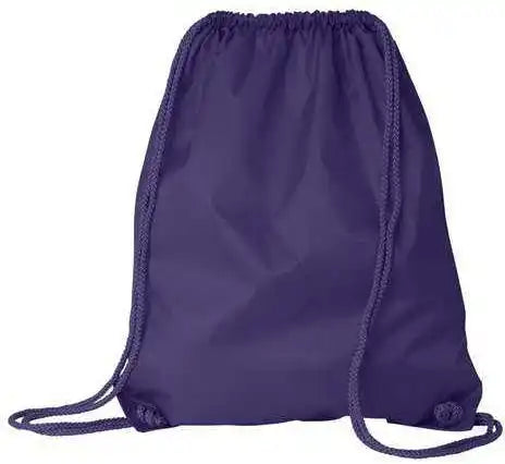 Liberty Bags 8882 Large Drawstring Pack with Durocord - Purple - one Size Fits Most
